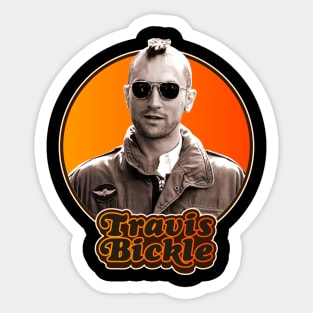 Travis Bickle Taxi Driver Tribute Sticker